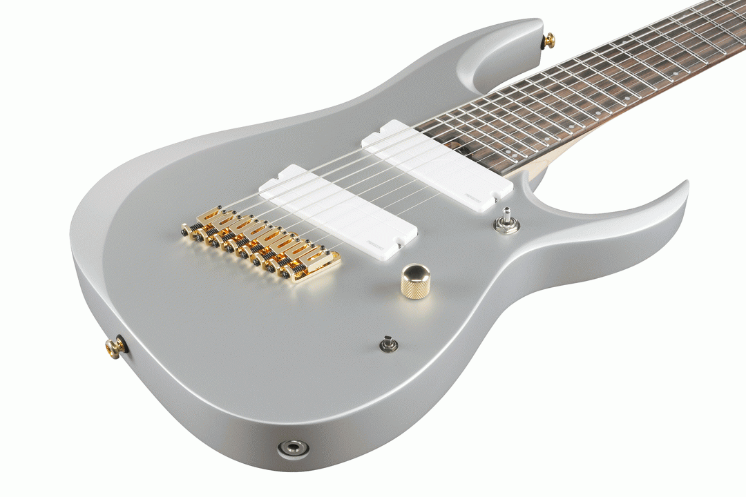 Ibanez RGDMS8 8 String Electric Guitar - Classic Silver Matte
