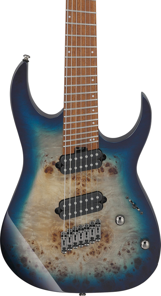 Ibanez RGMS7PB Electric Guitar - Cosmic Blue Star Burst