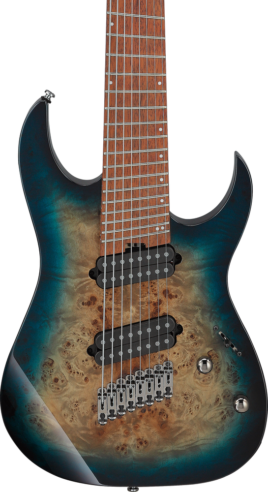 Ibanez RGMS8PB 8 String Electric Guitar - Cosmic Blue Starburst