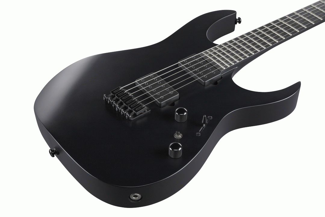 Ibanez RGRTB621 BKF Electric Guitar - Black Flat