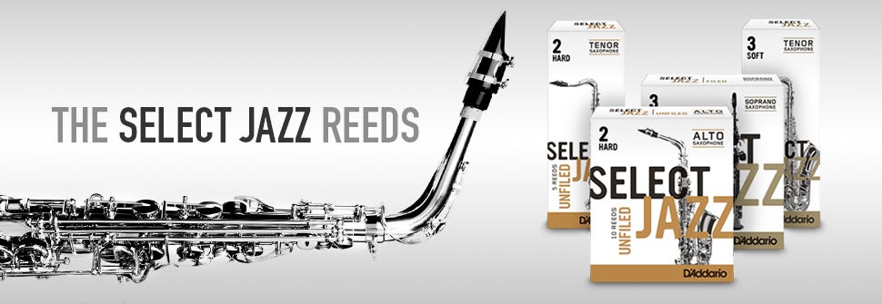 D'Addario Select Jazz Alto Sax / Filed 3 soft - Box of 10
