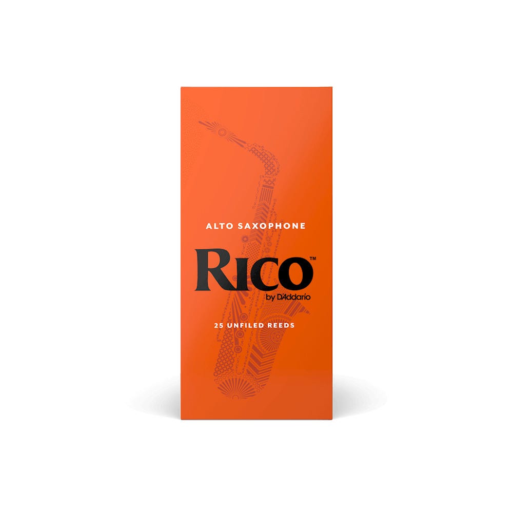 Rico Alto Sax Reeds - Box of 25 - Strength 1.5