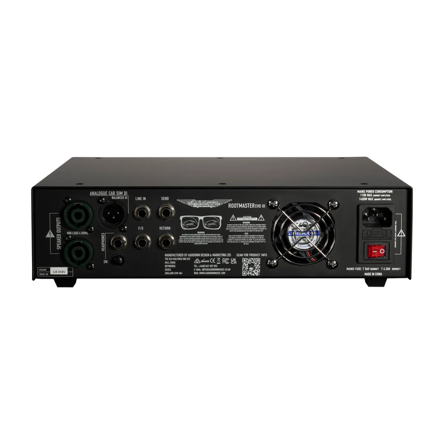 Ashdown RM500 EVO III Bass Amp Head