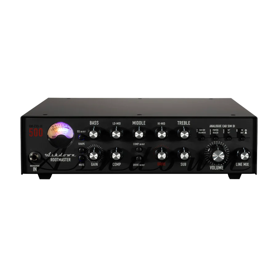 Ashdown RM500 EVO III Bass Amp Head
