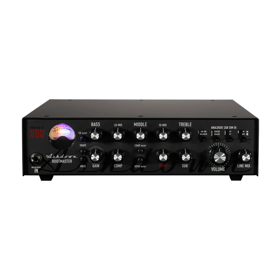 Ashdown RM800 EVO III Bass Amp Head