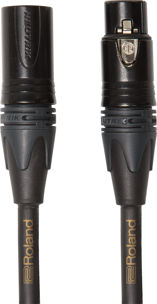 Roland RMC-G3 Microphone Cable 3ft GOLD SERIES