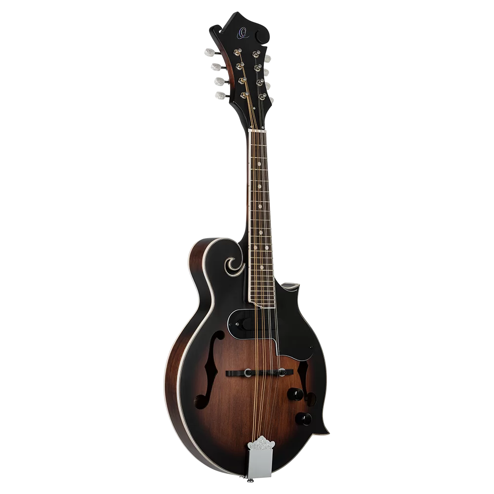 Ortega RMFE30-WB F-Shape Mandolin w/Gigbag - Whiskey Burst
