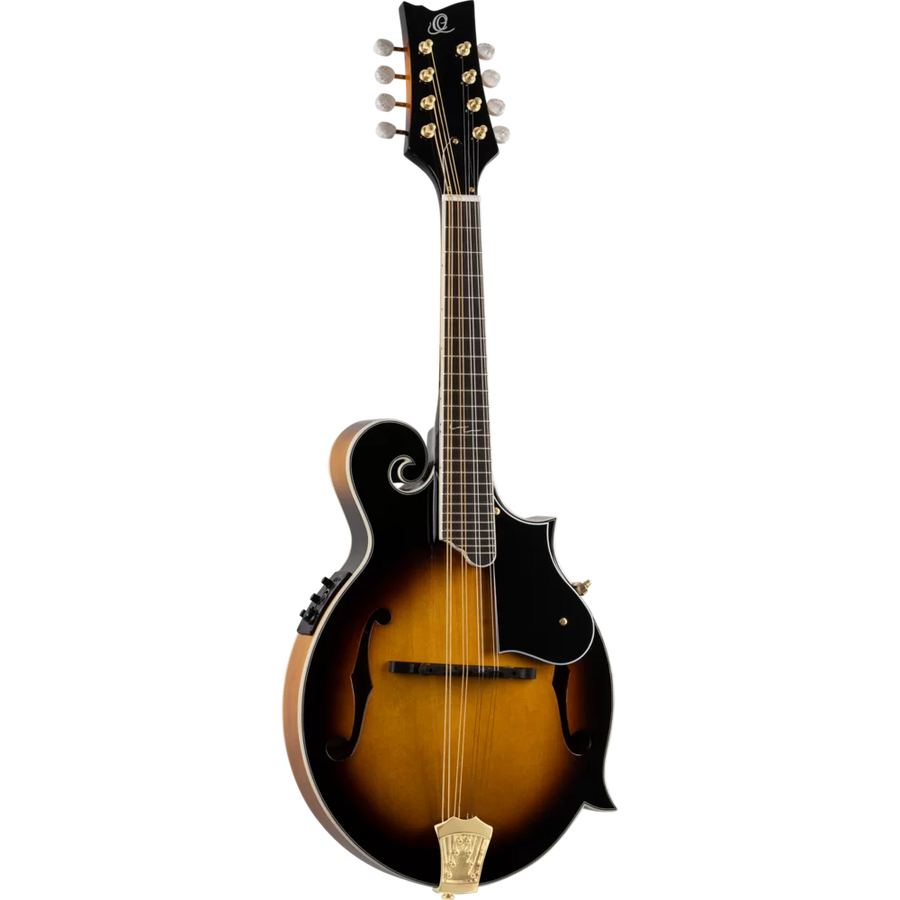 Ortega RMFE90TS F-Style Mandolin w/Preamp - Tobacco Sunburst - One Only