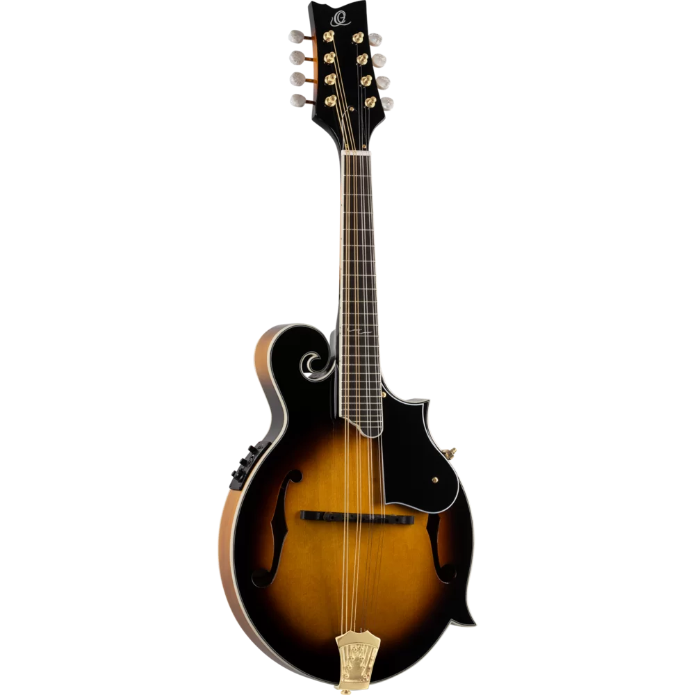 Ortega RMFE90TS F-Style Mandolin w/Preamp - Tobacco Sunburst