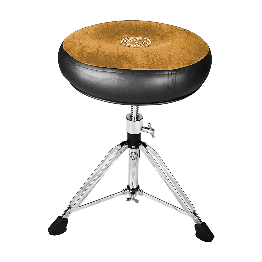Roc-N-Soc Drum Throne - Manual Spindle w/ Round TAN Seat (MSRT)