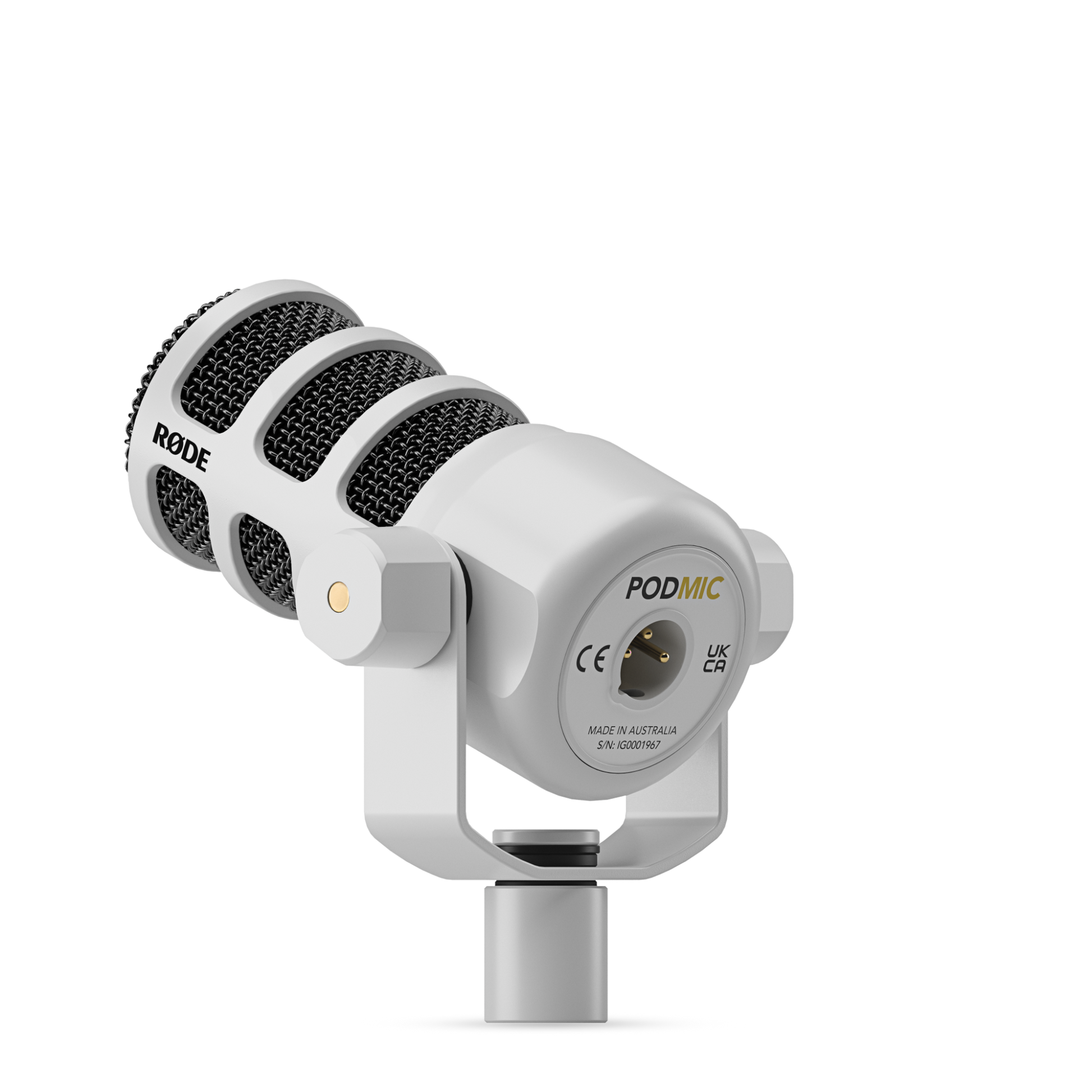 Rode PODMIC-W Dynamic XLR Podcast Microphone - White