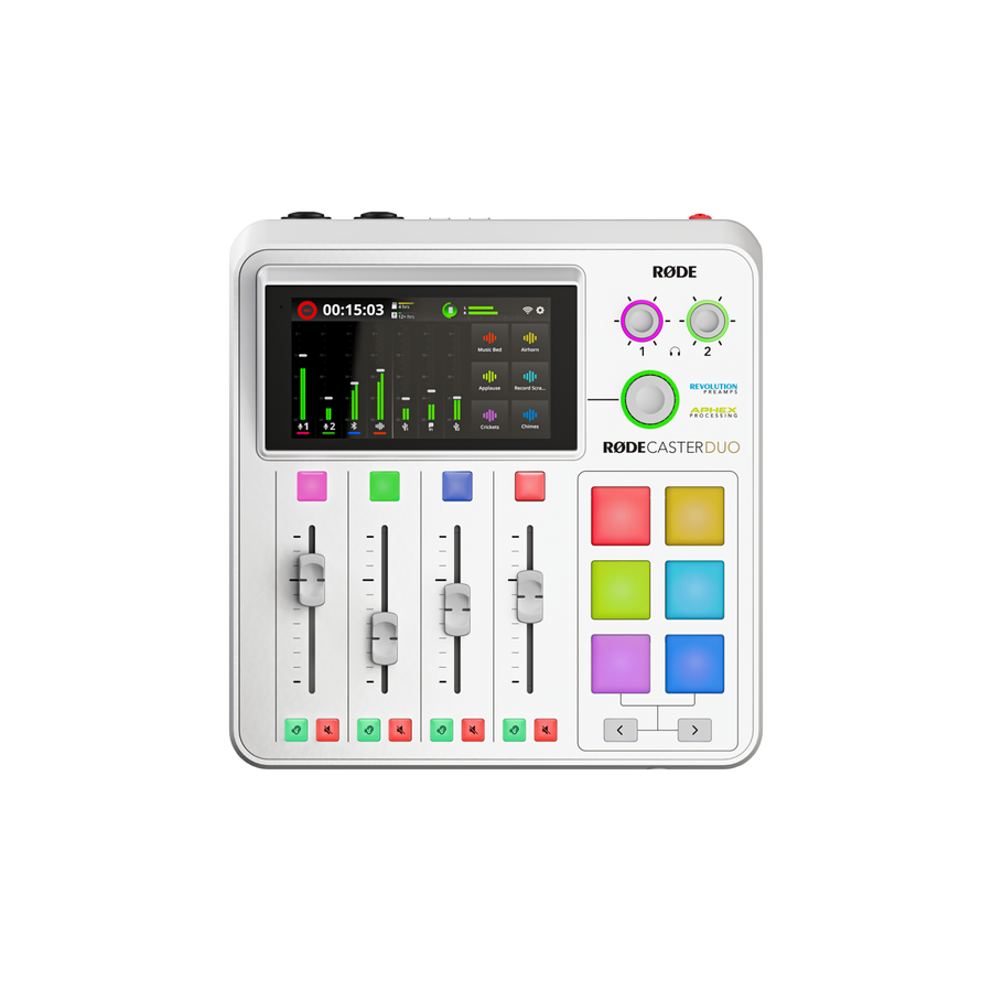 Rode RODECaster Duo WHITE Integrated Audio Production Studio