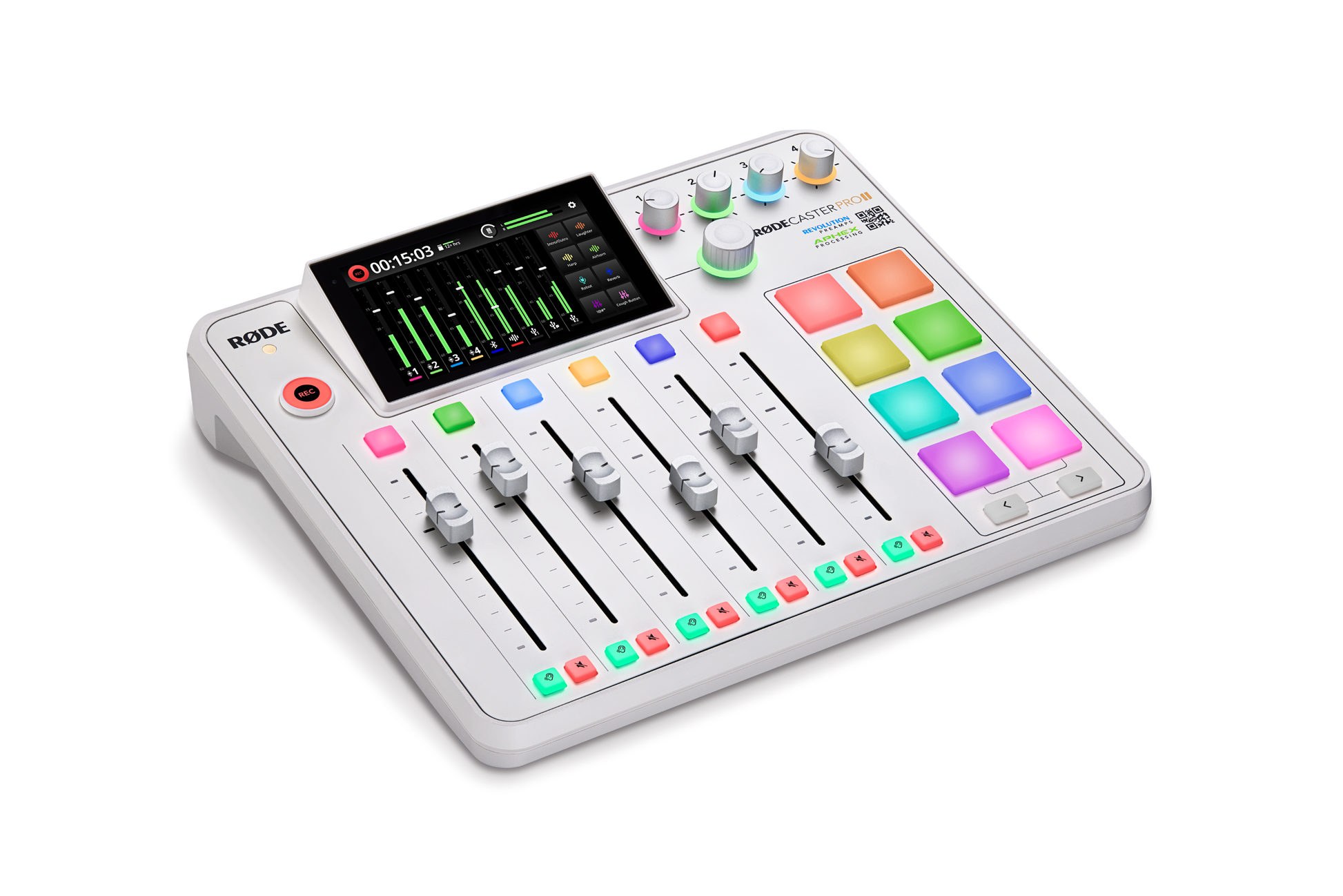 Rode RODECaster Pro II WHITE Audio Production Studio (RCPIIW-I)