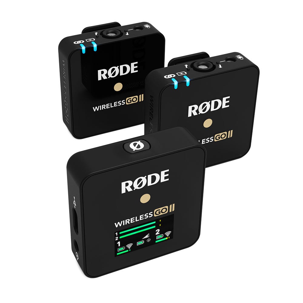 Rode Wireless GO II Dual channel Wireless Microphone System - One Only