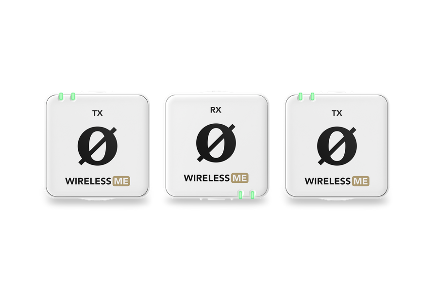 Rode WIMEDUALW Compact Wireless Microphone System w/Two Transmitters - White