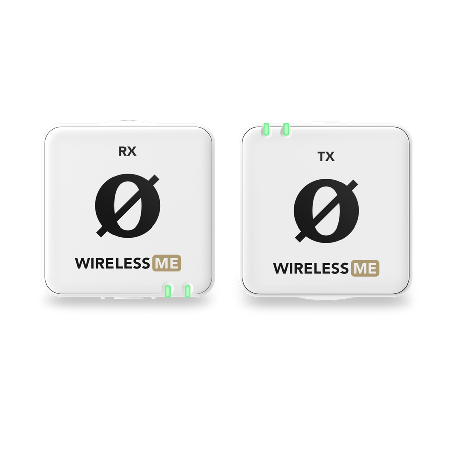Rode WIMEDUALW Compact Wireless Microphone System w/Two Transmitters - White
