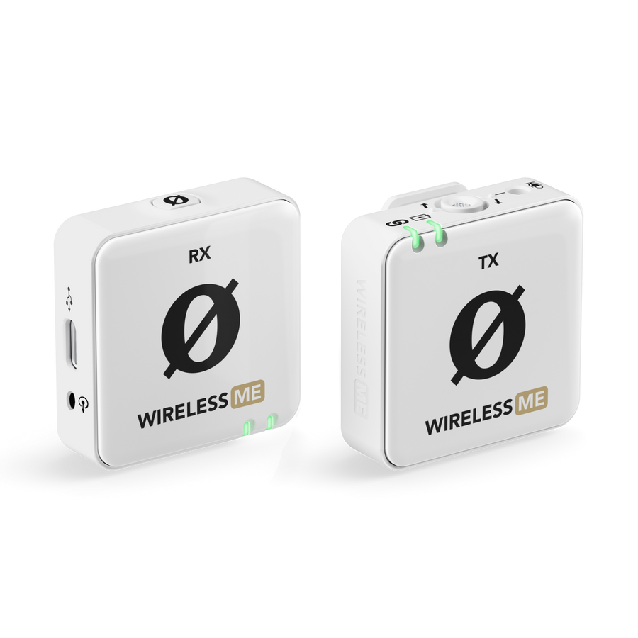 Rode WIMEDUALW Compact Wireless Microphone System w/Two Transmitters - White