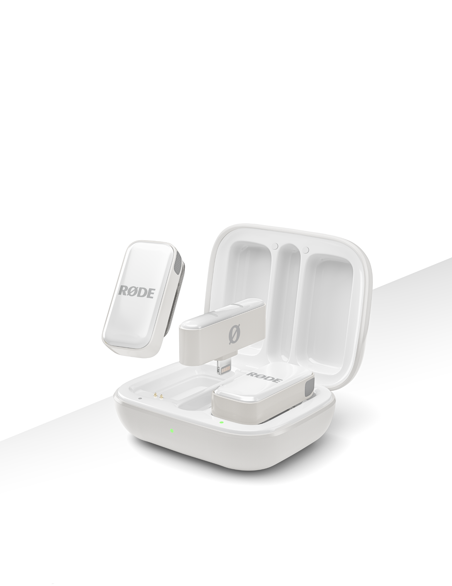 Rode Wireless Micro WHITE Compact Mic for Ligtning Conn. Smartphones (WIMICROLW)