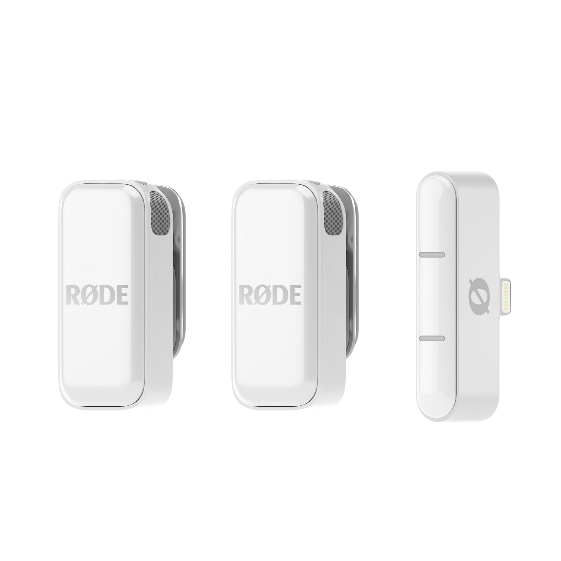 Rode Wireless Micro WHITE Compact Mic for Ligtning Conn. Smartphones (WIMICROLW)
