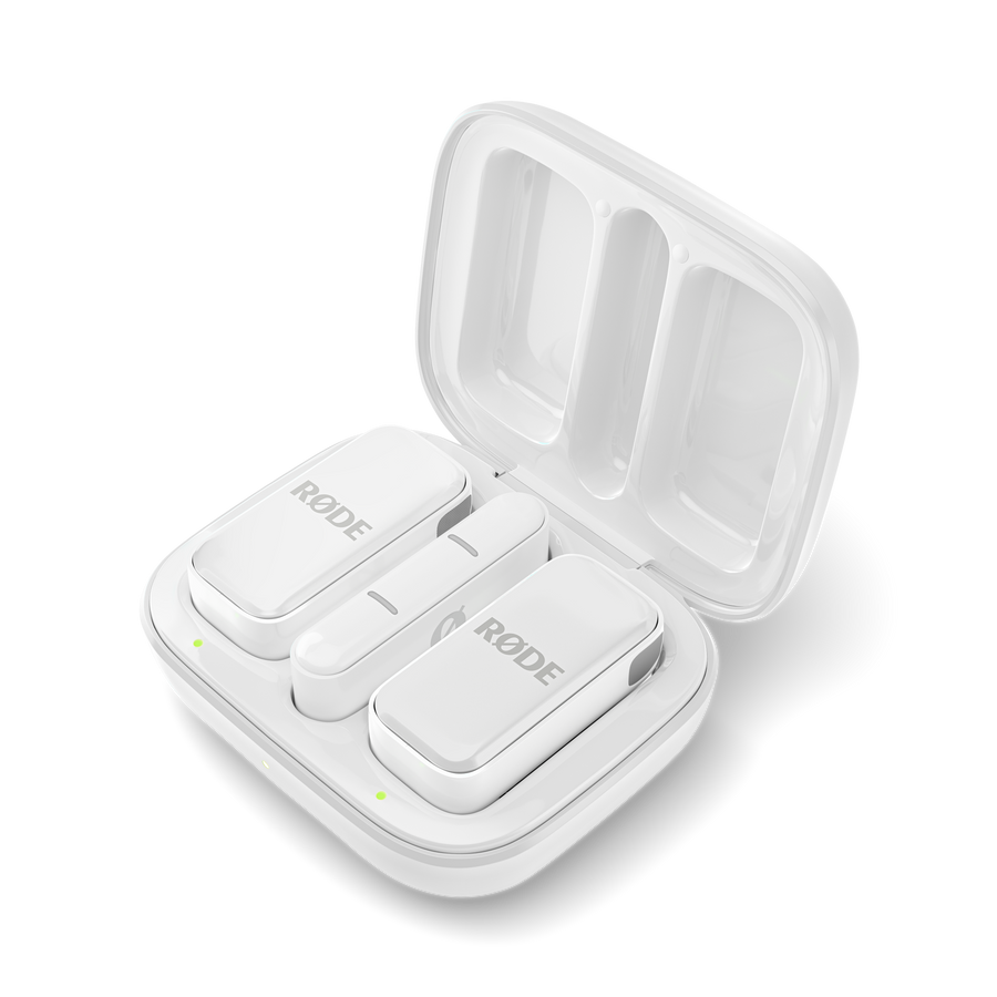 Rode Wireless Micro WHITE Compact Mic for Ligtning Conn. Smartphones (WIMICROLW)