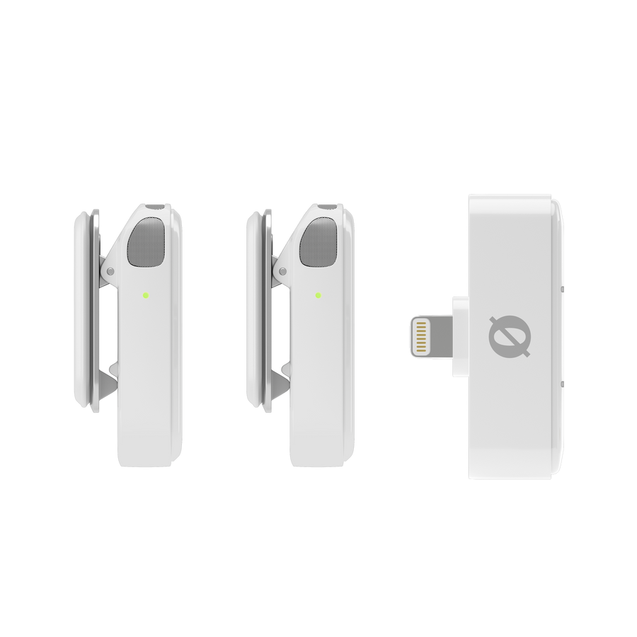 Rode Wireless Micro WHITE Compact Mic for Ligtning Conn. Smartphones (WIMICROLW)