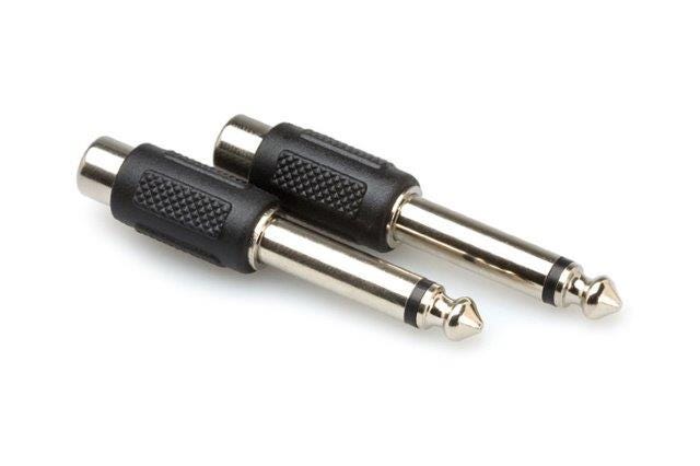 Hosa RCA - 14/"Jack Adaptors - 2pk (GPR101)