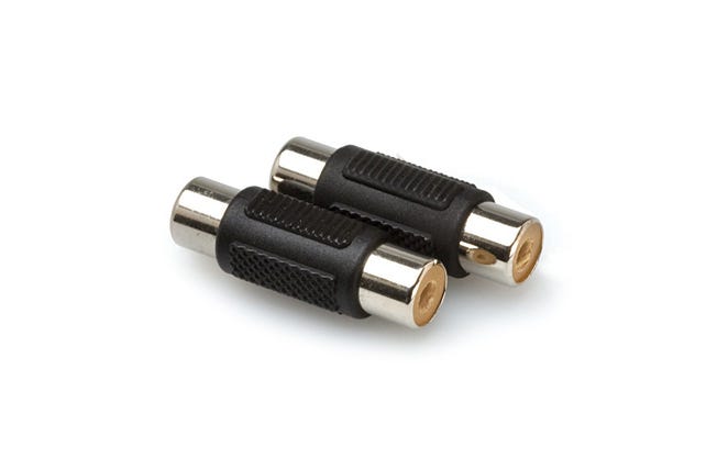 Hosa RCA Couplers - 2pk (GRA101)