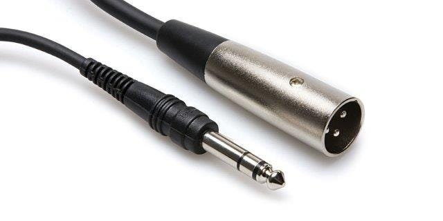 Hosa XLR M - Stereo 1/4" TRS Balanced Cable - 5ft (STX105M)