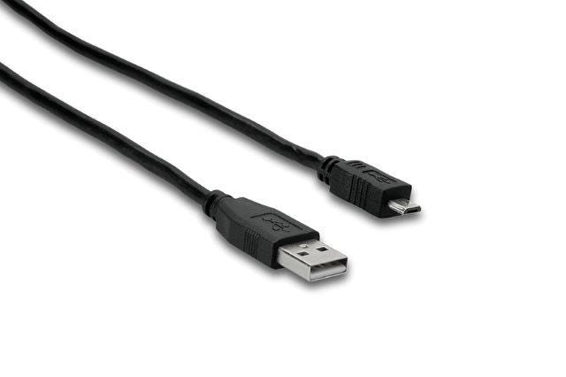 Hosa USB-A - Micro-B 2.0 Cable - 6ft (USB206AC)