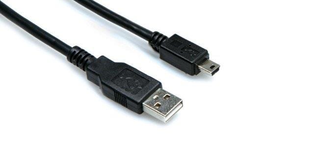Hosa High Speed USB 2.0 A - Mini-B Cable - 6ft (USB206AM)