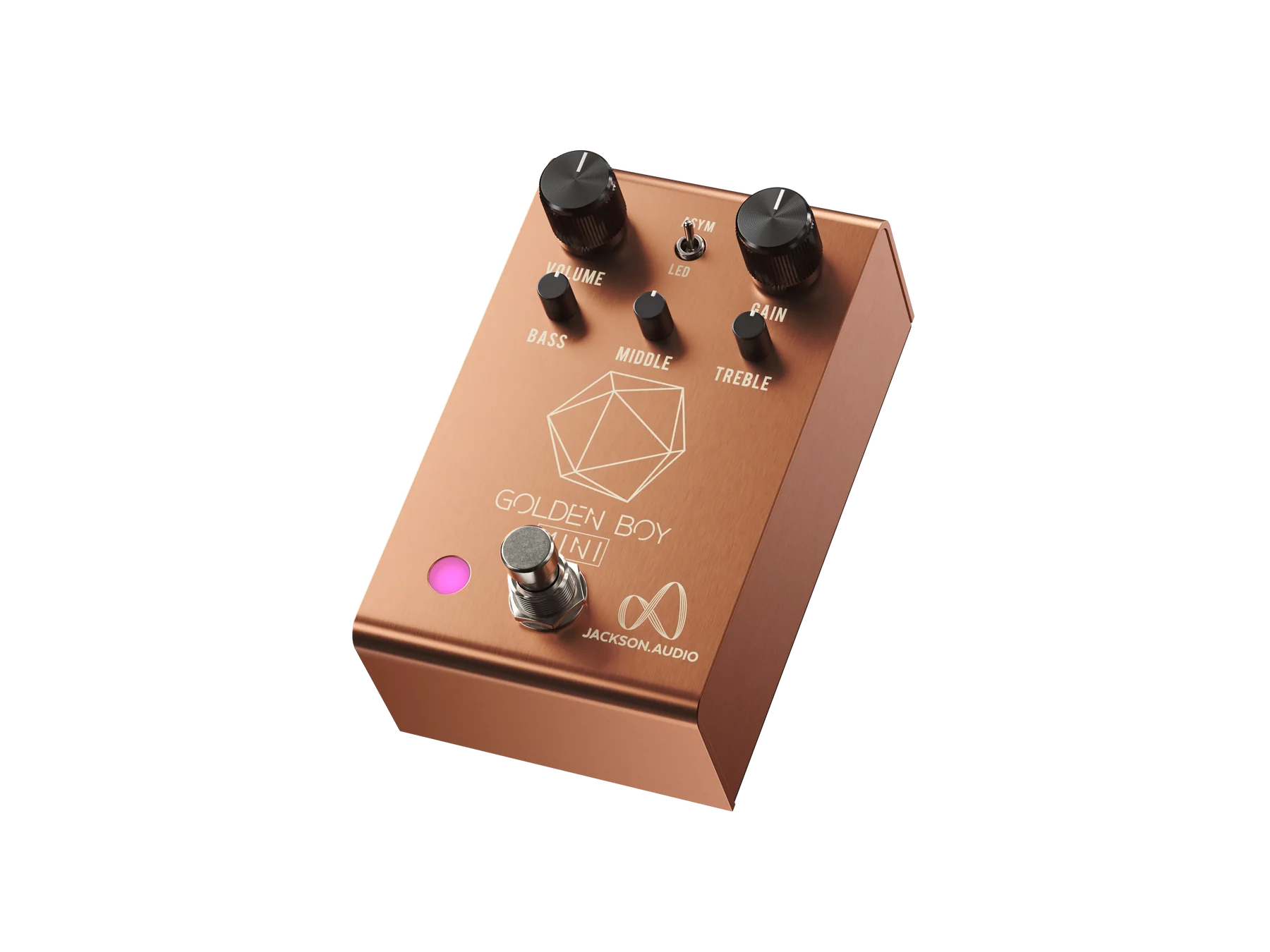 Jackson Audio GOLDEN BOY MINI ROSE Joey Landreth Signature Overdrive Pedal - ROSE