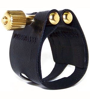 Rovner Alto Sax Ligature Leather Light (DGL6)