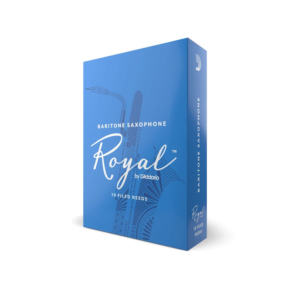 Rico ROYAL Baritone Sax Reeds - Box of 10 - Strength 3
