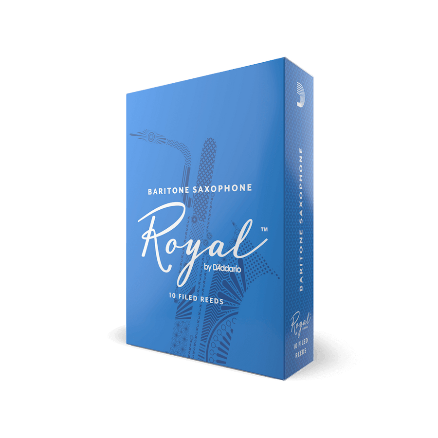 Rico ROYAL Baritone Sax Reeds - Box of 10 - Strength 3.5