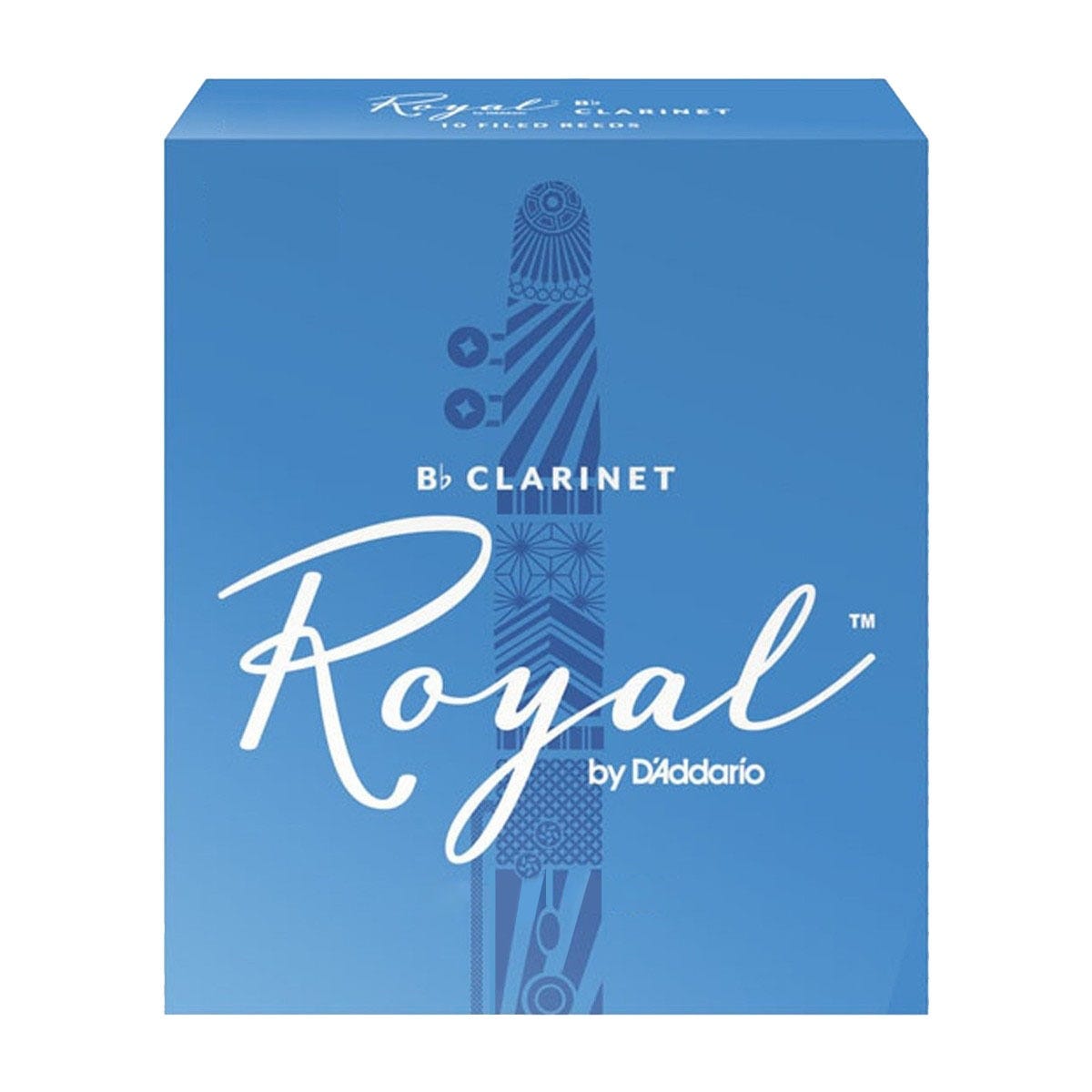 Rico ROYAL Clarinet Reeds - Box of 10 - Strength 2.5
