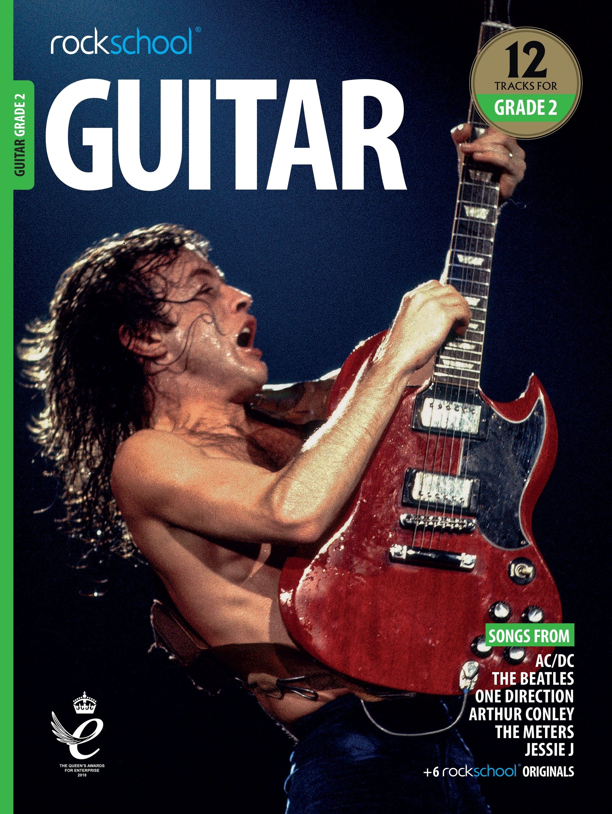ROCKSCHOOL GUITAR Grade Two 2018-2024 / VARIOUS (ALFRED)