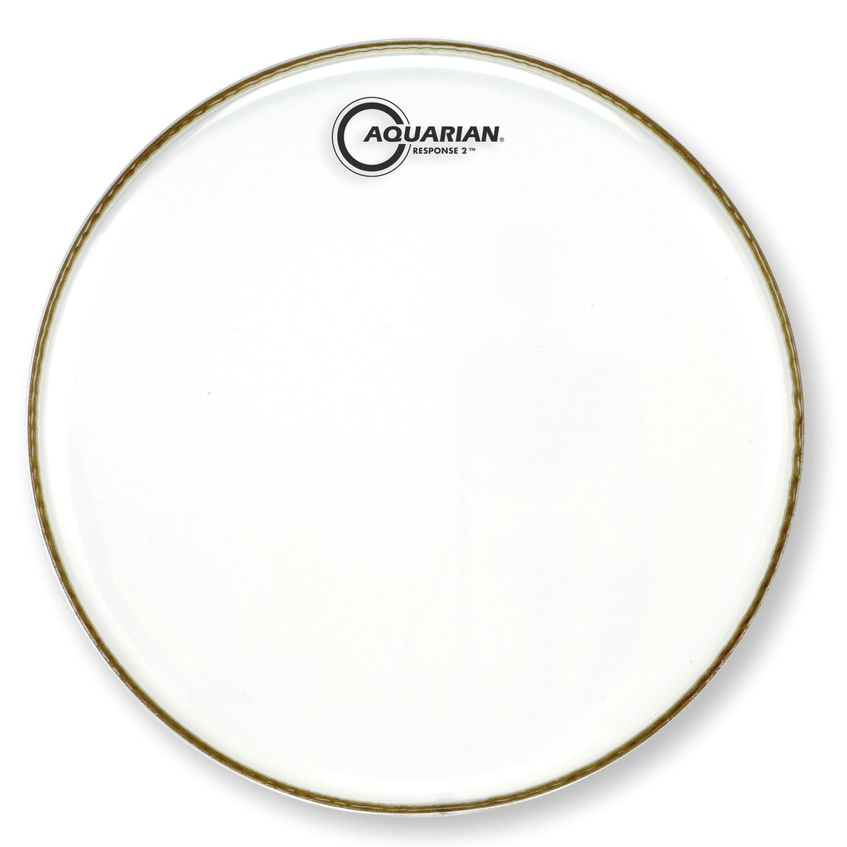 Aquarian 12 Inch Drum Head Clear 2 Ply Rsp2-12 Response 2