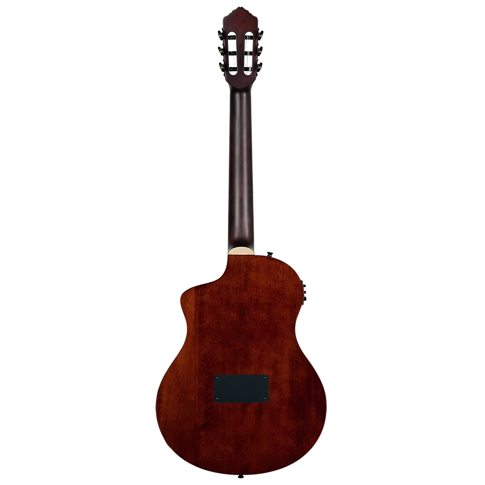 Ortega TourPlayer Electric Nylon String Guitar - Acacia Burst (RTPDLX-ACA)