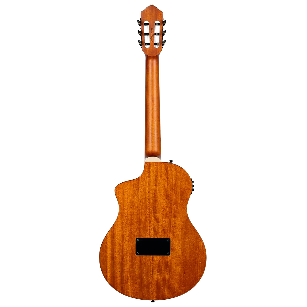 Ortega TourPlayer Electric Nylon String Guitar - Gloss Blue (RTPDLX-FMA)