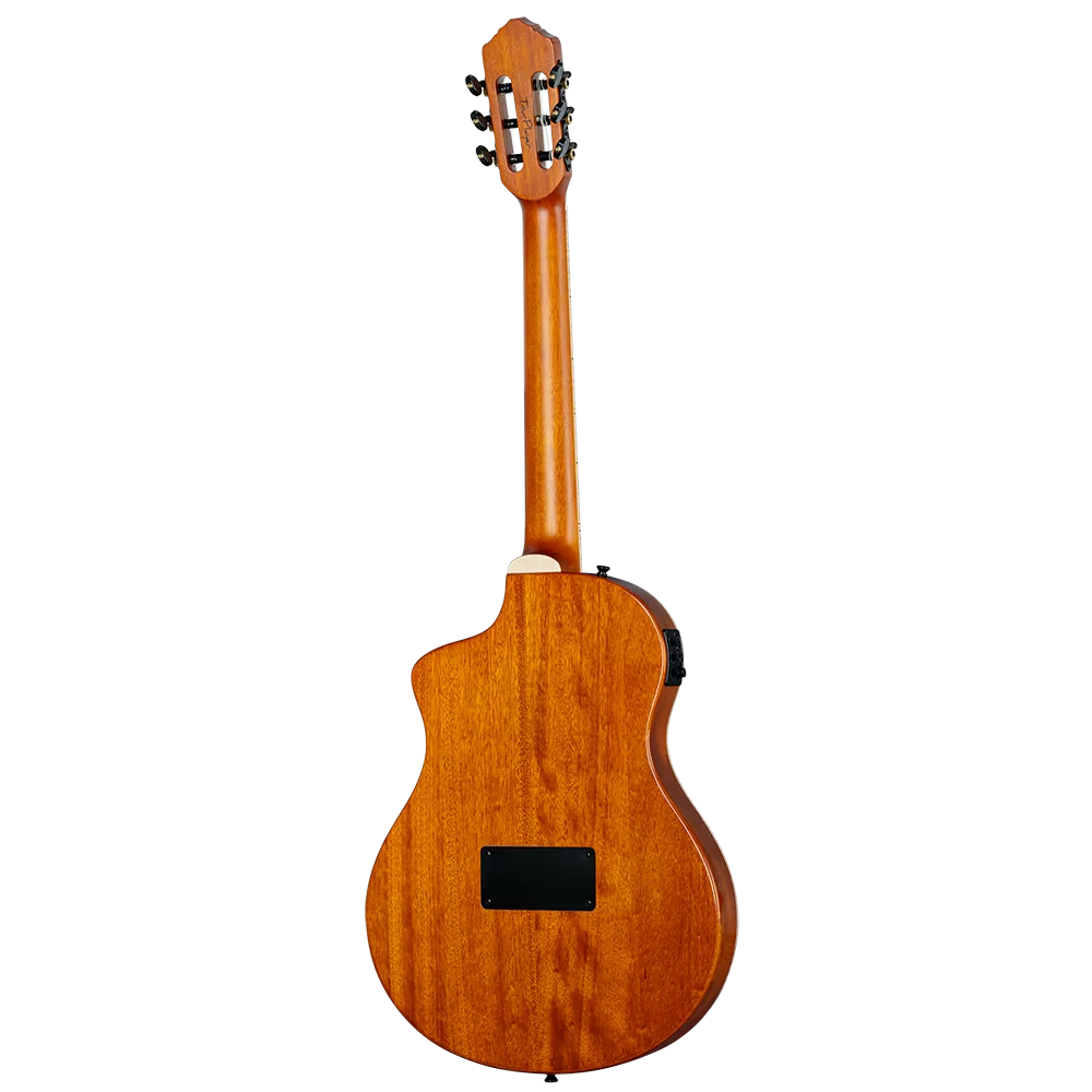 Ortega TourPlayer Electric Nylon String Guitar - Gloss Blue (RTPDLX-FMA)