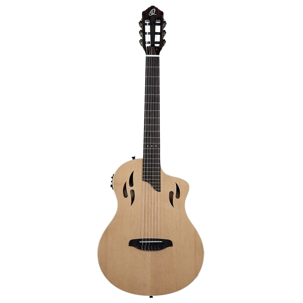Ortega TourPlayer Electric Nylon String Guitar - Gloss Natural (RTPSTD-NAT)