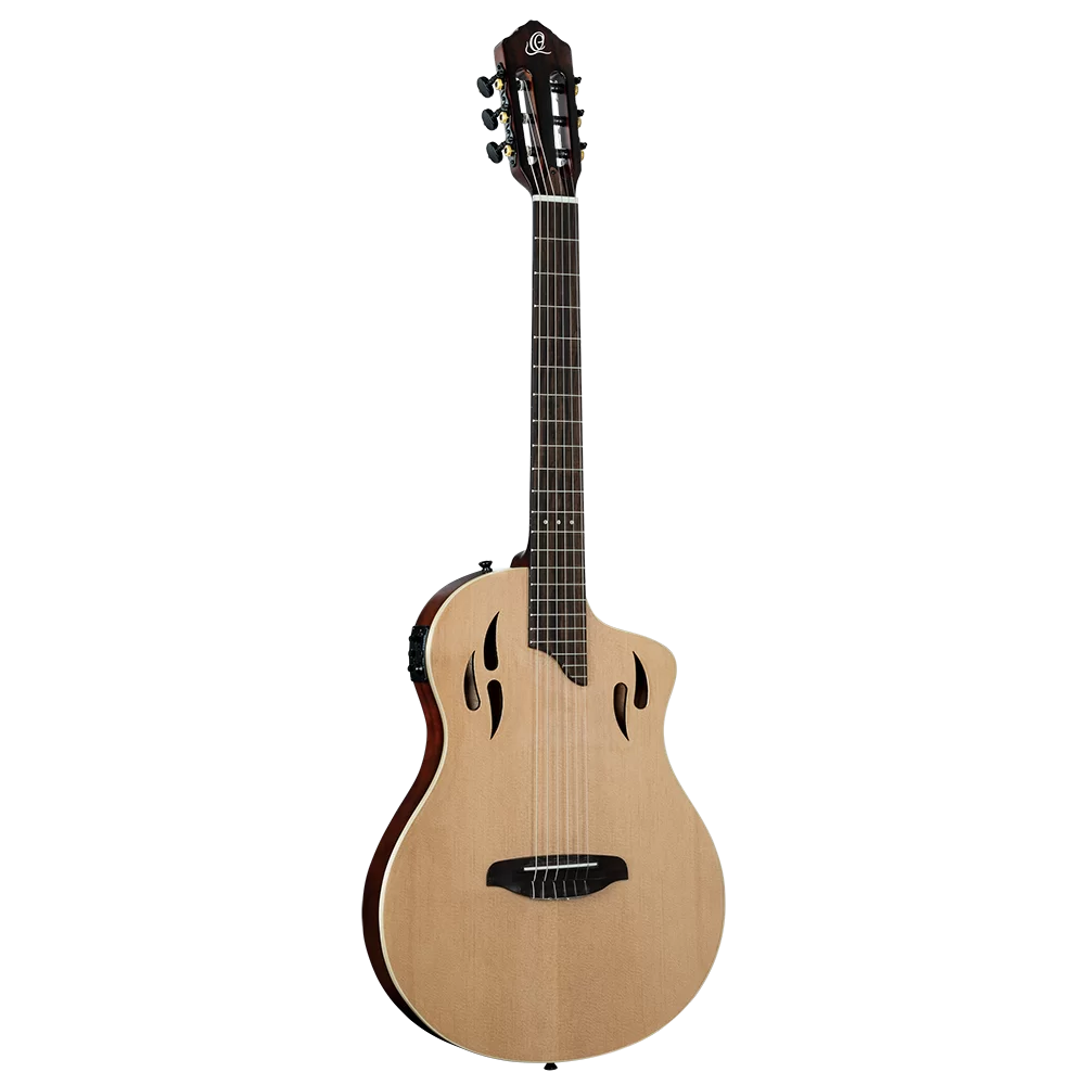 Ortega TourPlayer Electric Nylon String Guitar - Gloss Natural (RTPSTD-NAT)