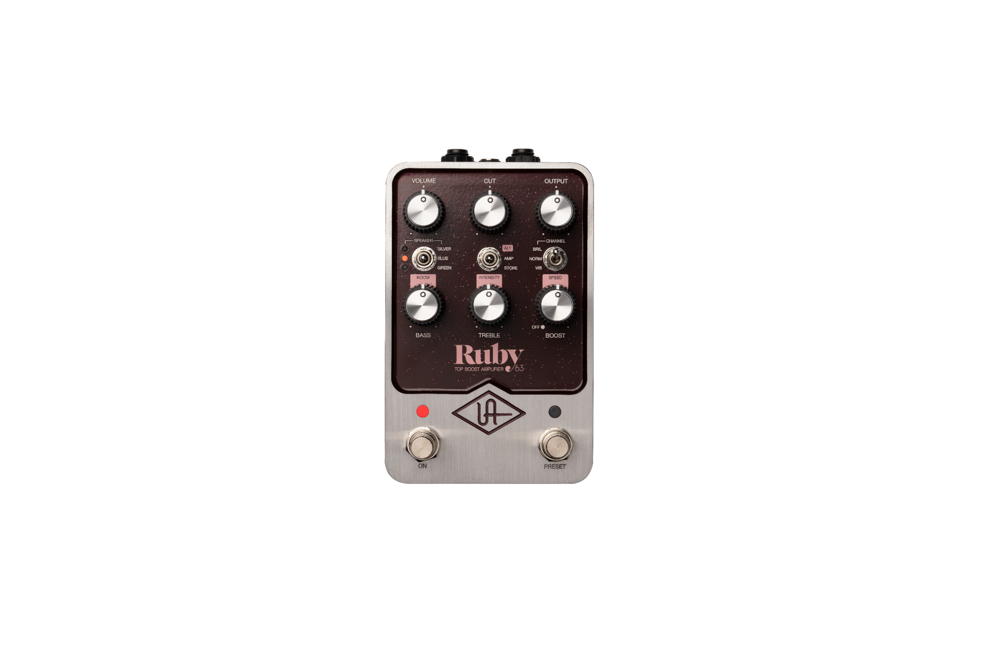Universal Audio UAFX Ruby '63 Top Boost Amp Emulator Pedal