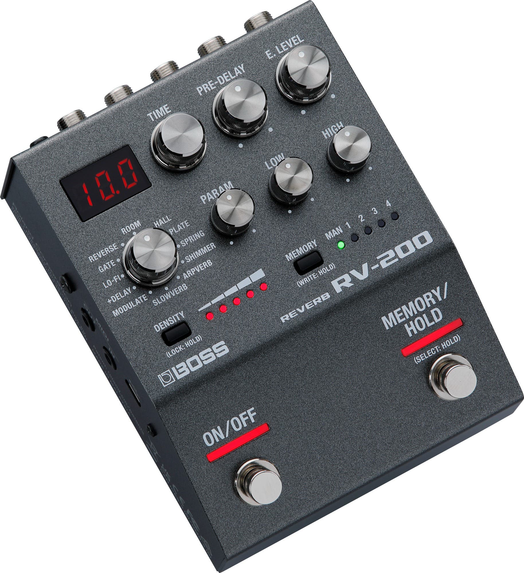 Boss RV200 Digital Reverb Pedal
