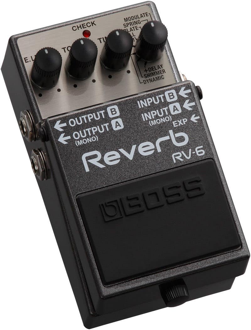 Boss RV-6 Digital Reverb Pedal (RV6)
