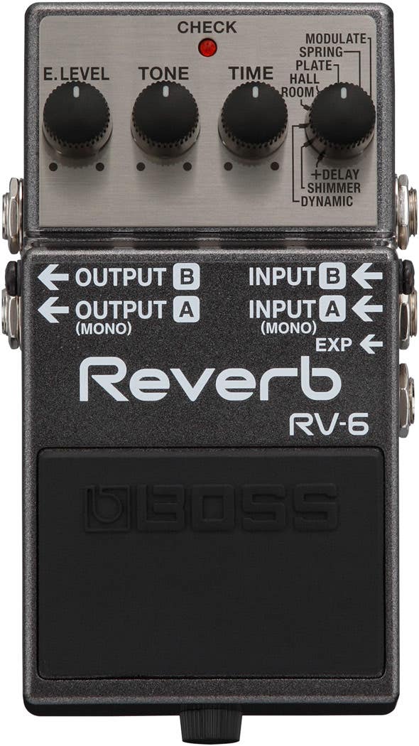 Boss RV-6 Digital Reverb Pedal (RV6)