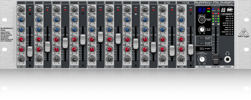 Behringer Eurorack PRO RX1202FX Rack Mixer