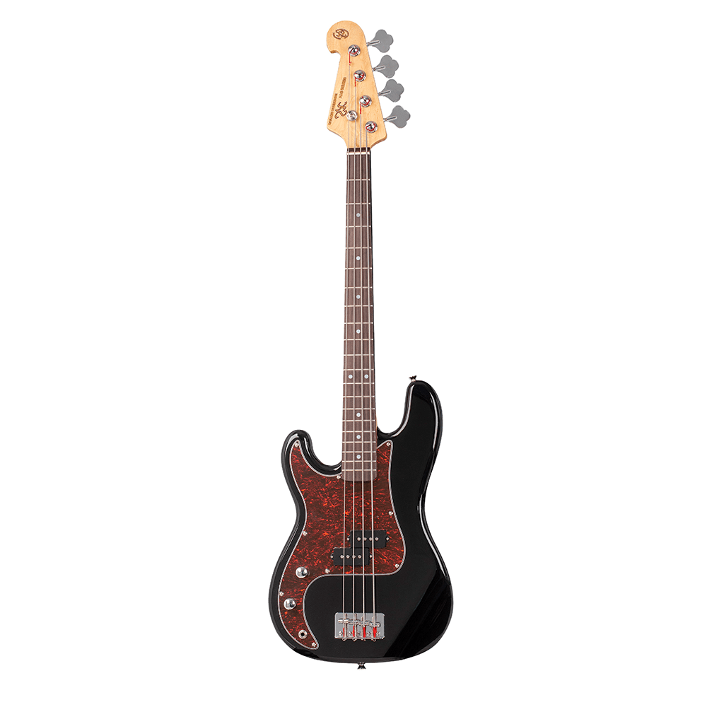 Essex VEP34LH Short-scale 4-string Bass - Black - Left Handed