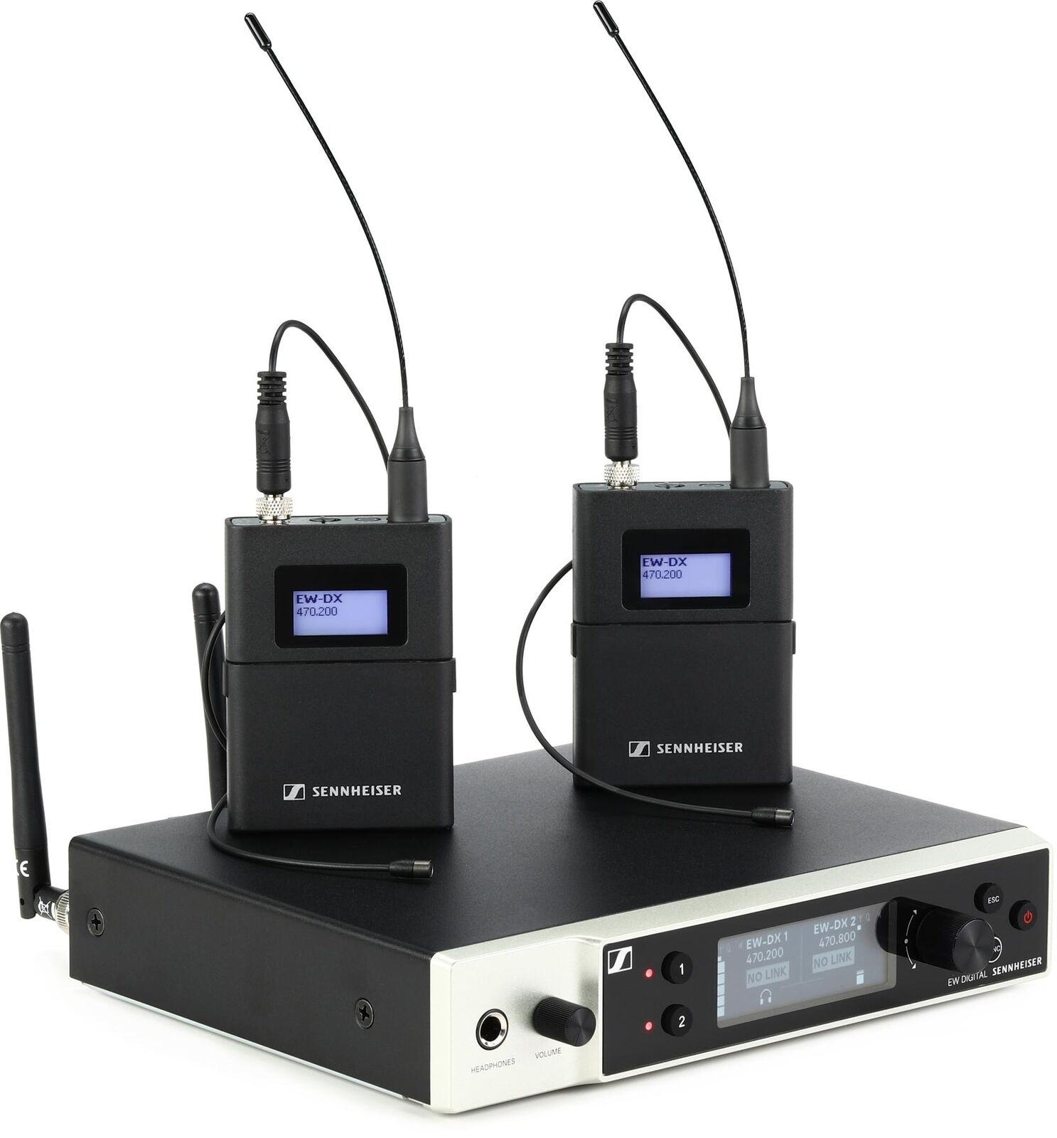 Sennheiser EW-DX MKE 2 SET (R1-9) Digital Wireless Lavalier Set