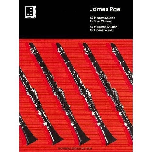 40 modern studies for solo clarinet / RAE JAMES (UNIVERSAL)